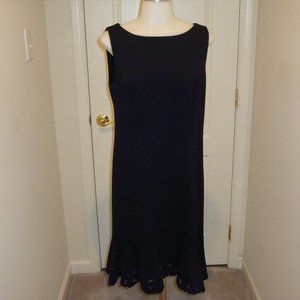 Talbots Navy Blue Sleeveless Dress